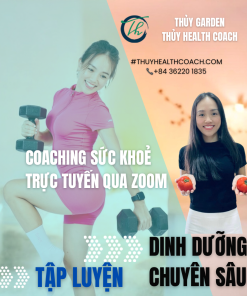 coaching tập luyện và dinh dưỡng qua Zoom - Thủy Health Coach