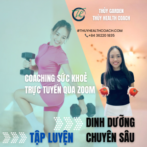coaching tập luyện và dinh dưỡng qua Zoom - Thủy Health Coach