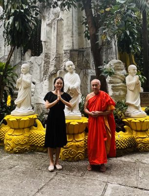 Thủy Garden donated charity at Ky Quang