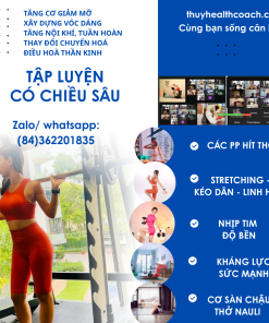 lớp tập phối hợp 5h sáng qua Zoom