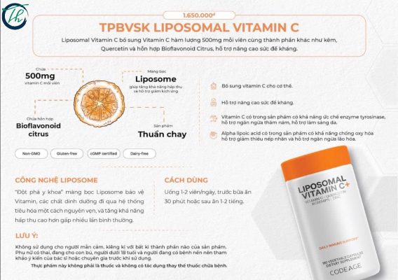 viên uống vitamin c liposomal