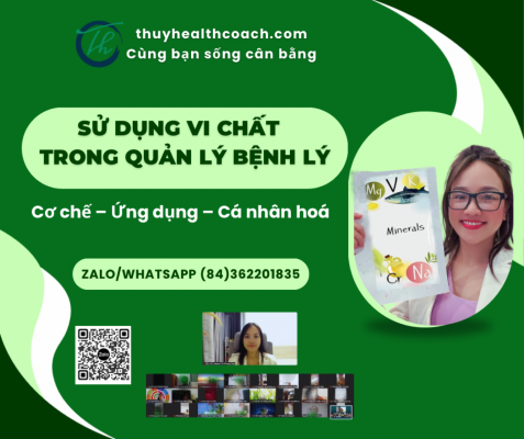 Sử dụng vi chất trong quản lý bệnh lý