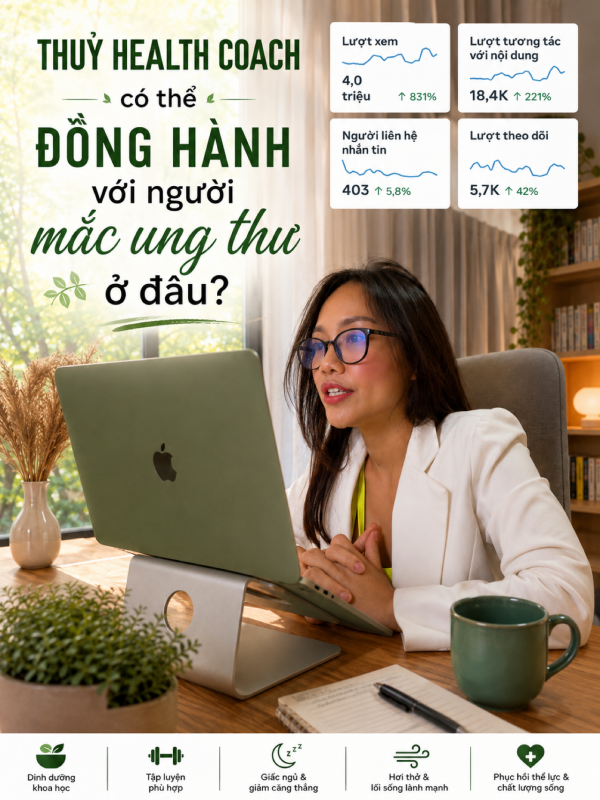 Thủy Health Coach đồng hành với người mắc ung thư ở đâu